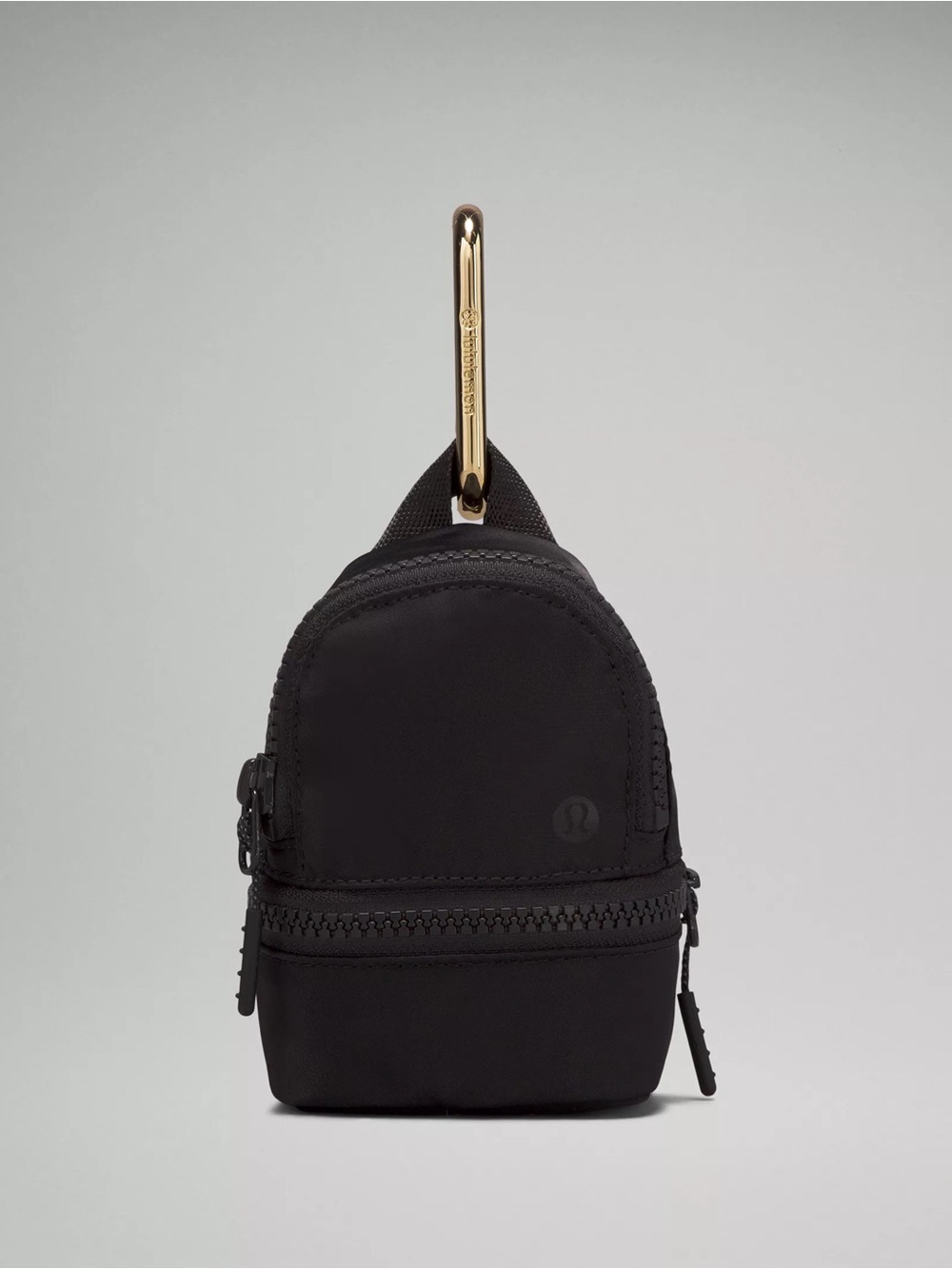 lululemon City Adventurer Backpack Nano | Black | Gold Carabiner